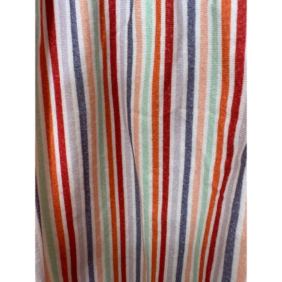 James & Lottie Girls Striped Dress Ruffle Detail Sz 10 Rainbow Fall School READ - Picture 6 of 8